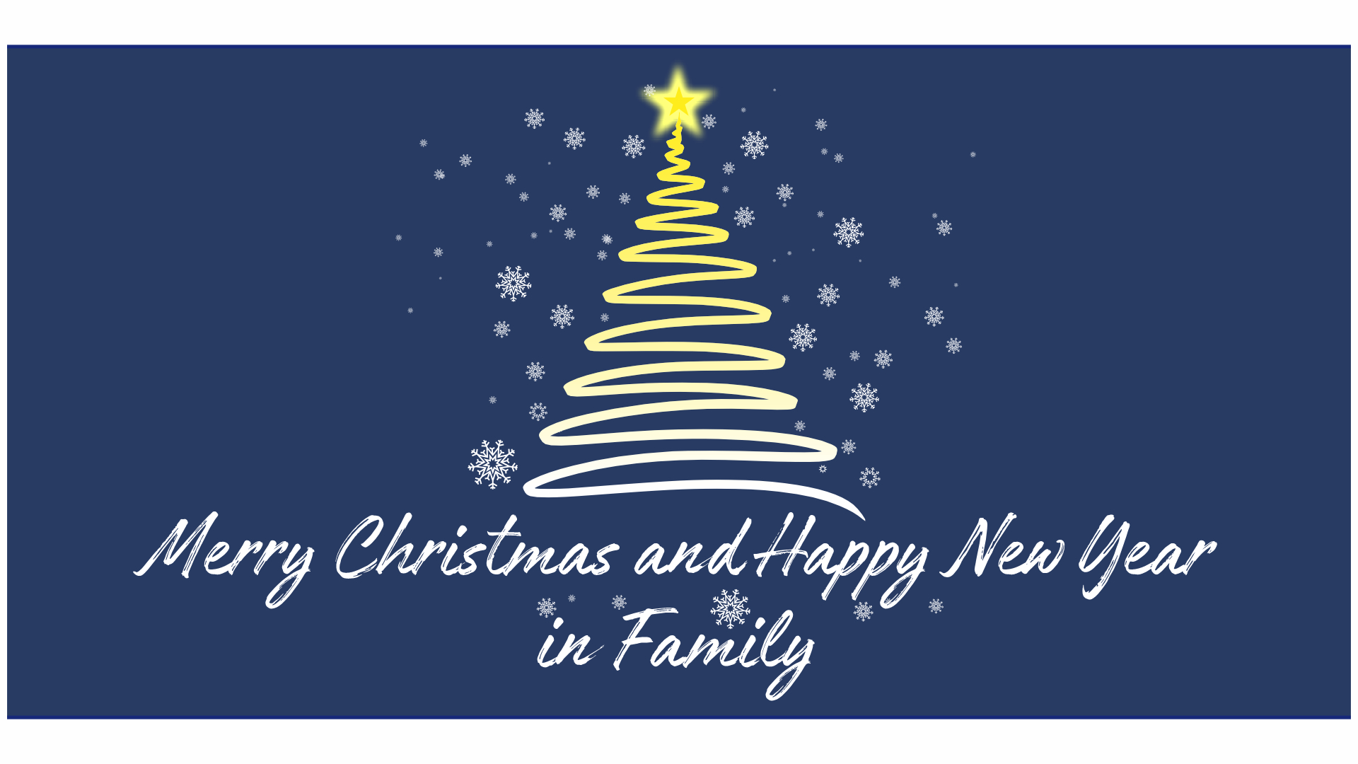Feliz Natal e Próspero Ano Novo em Família!
