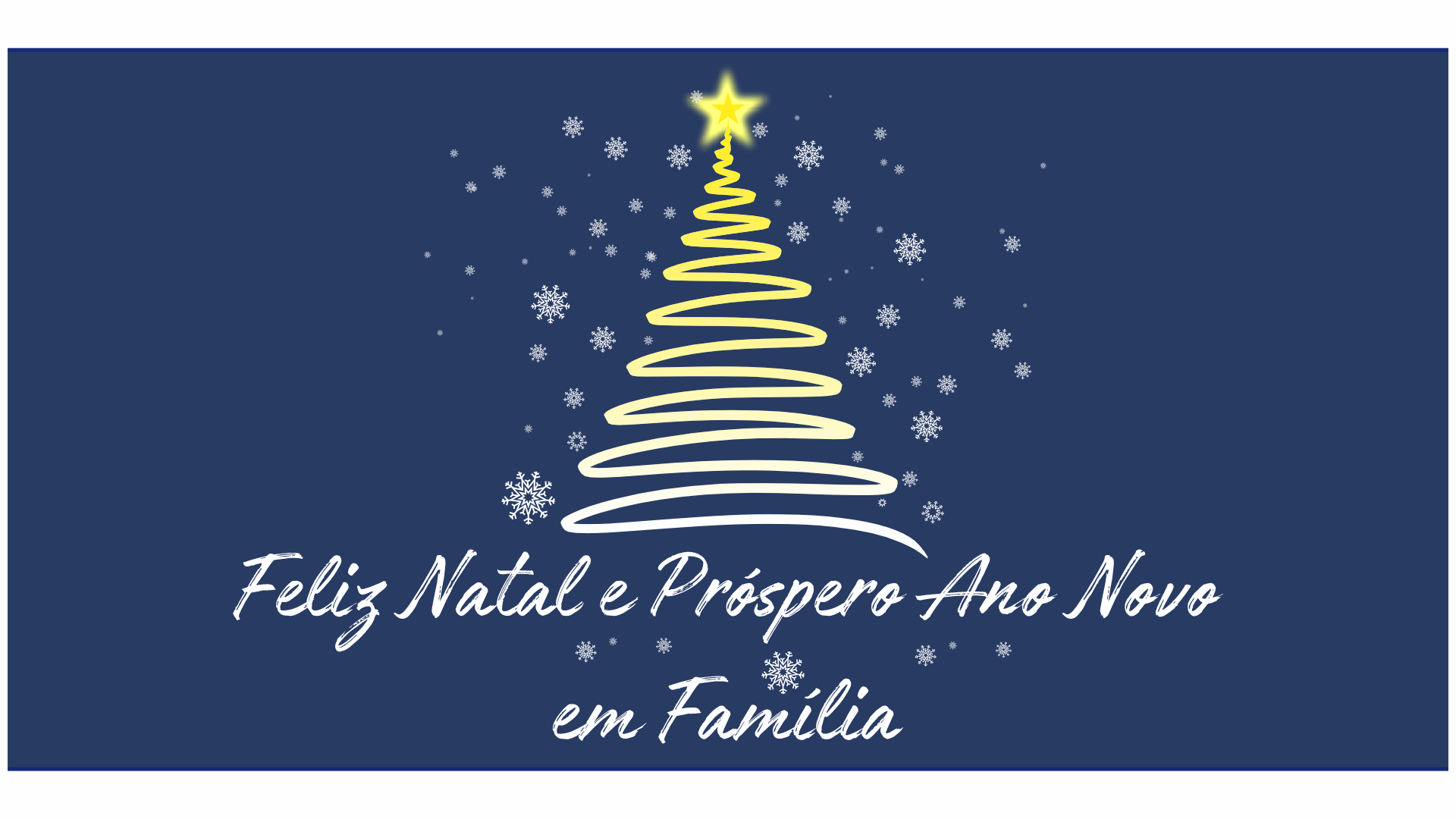 Feliz Natal e Próspero Ano Novo em Família!